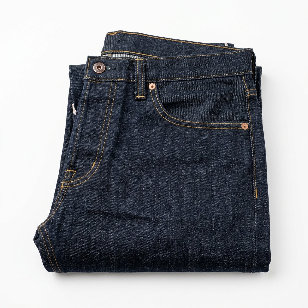 Jean Brut Selvedge Japonais 14 oz — Coupe Droite Ajustée